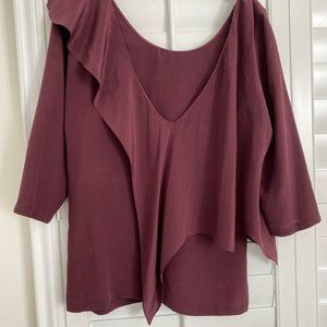 See by Chloe Merlot Blouse